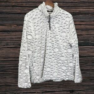 Roper Fuzzy White Jacket